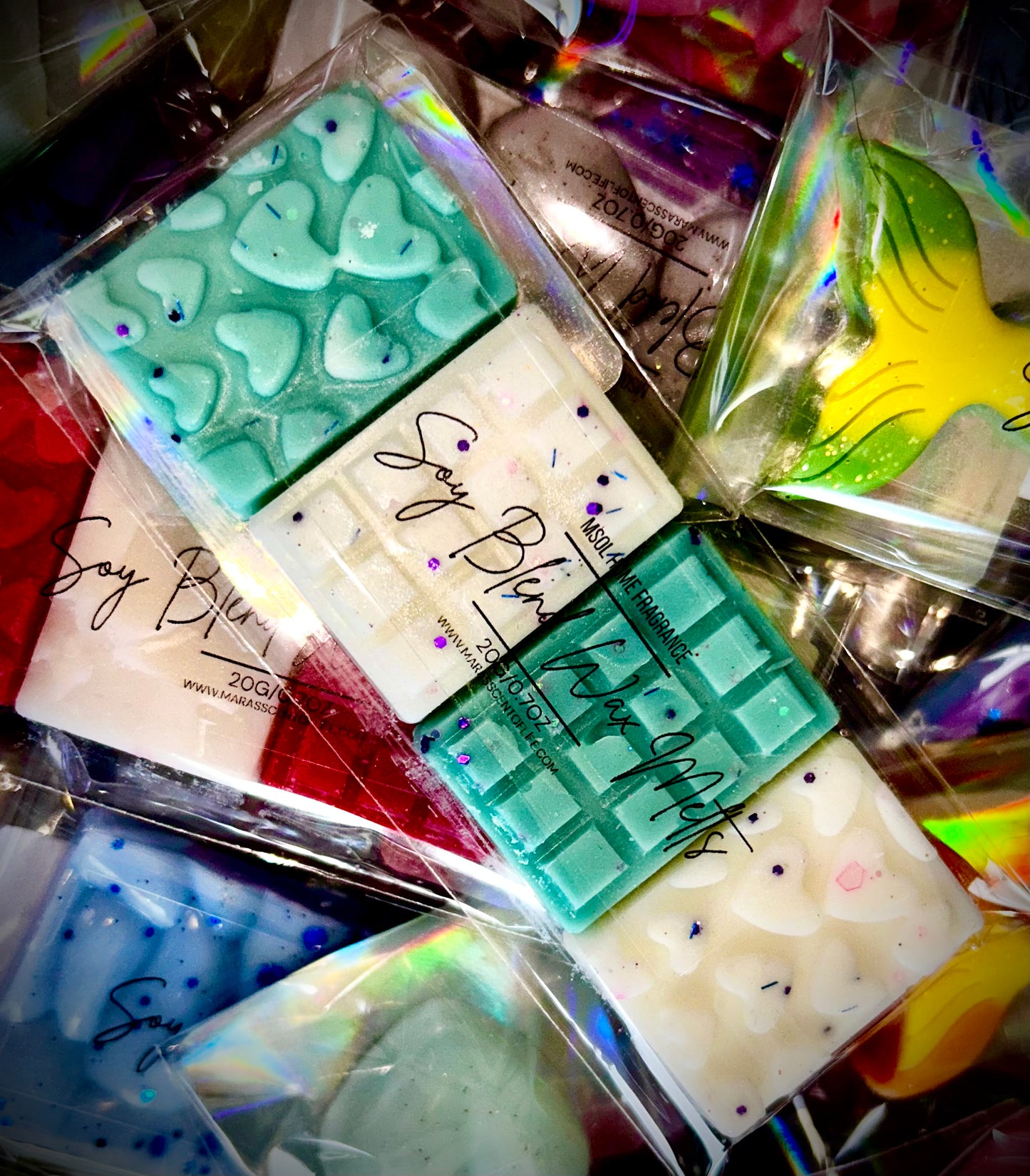 4 Pack Mini Square Melts