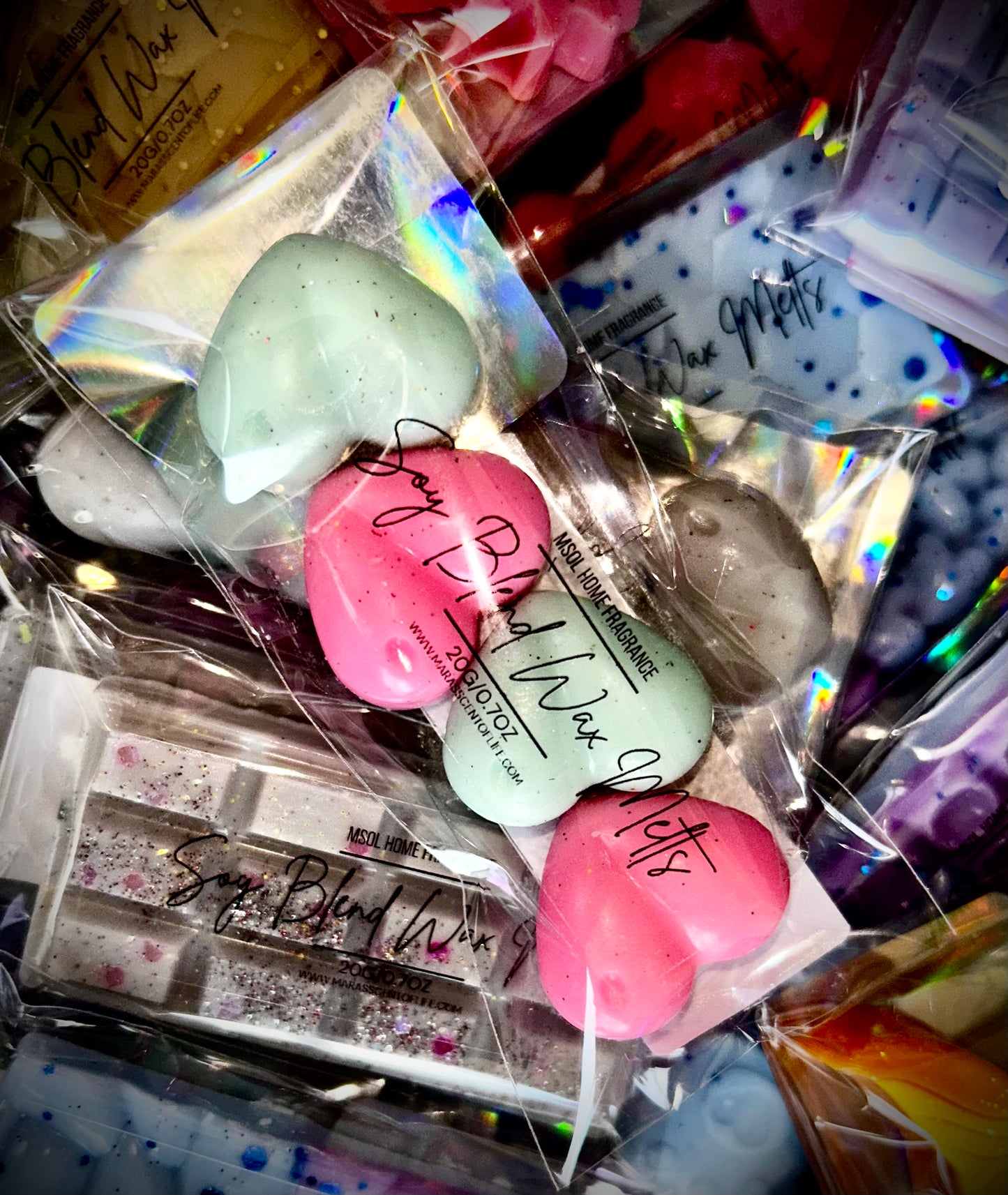 4 Pack Heart Melts