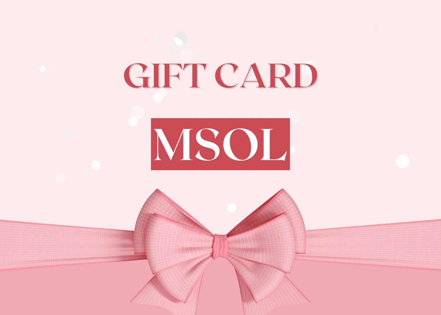 MSOL Gift Card